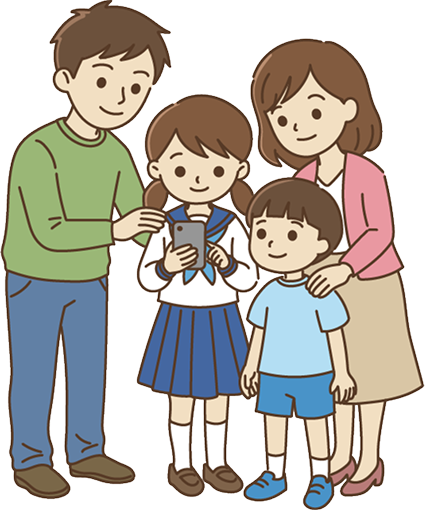 家族のイラスト