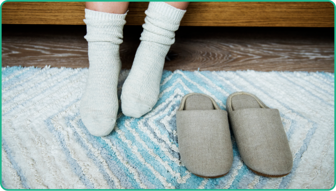 足元のけがに注意