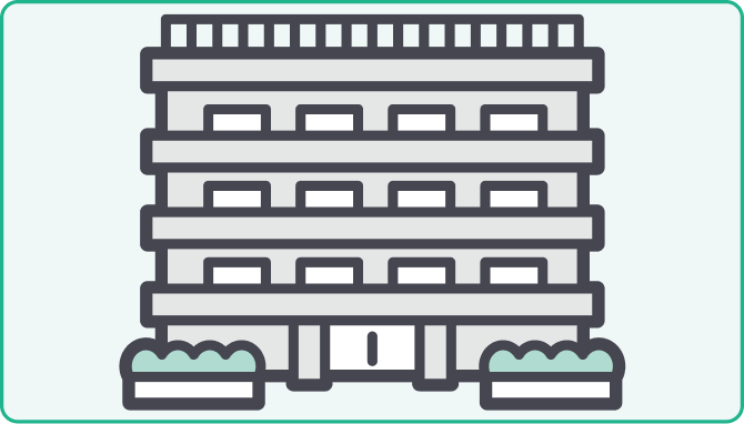 鉄筋コンクリートの建物